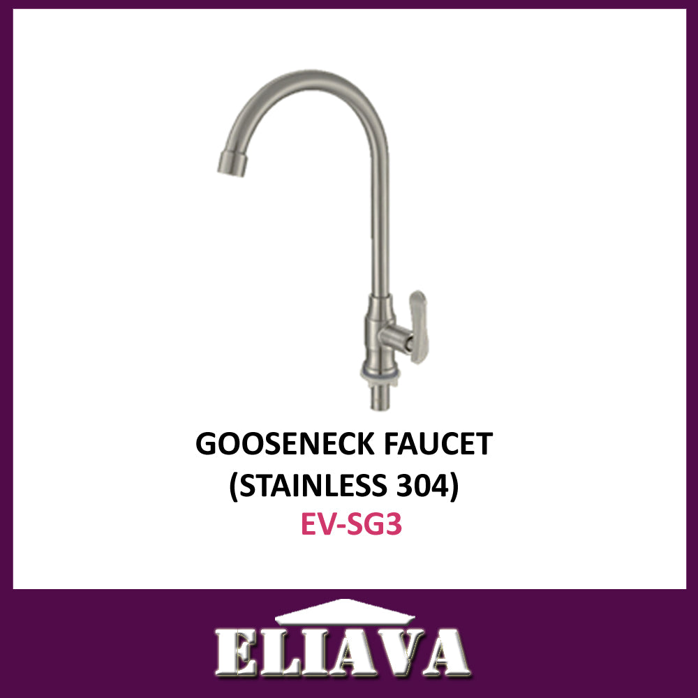 [EV-SG3] ELIAVA SUS 304 Gooseneck Faucet